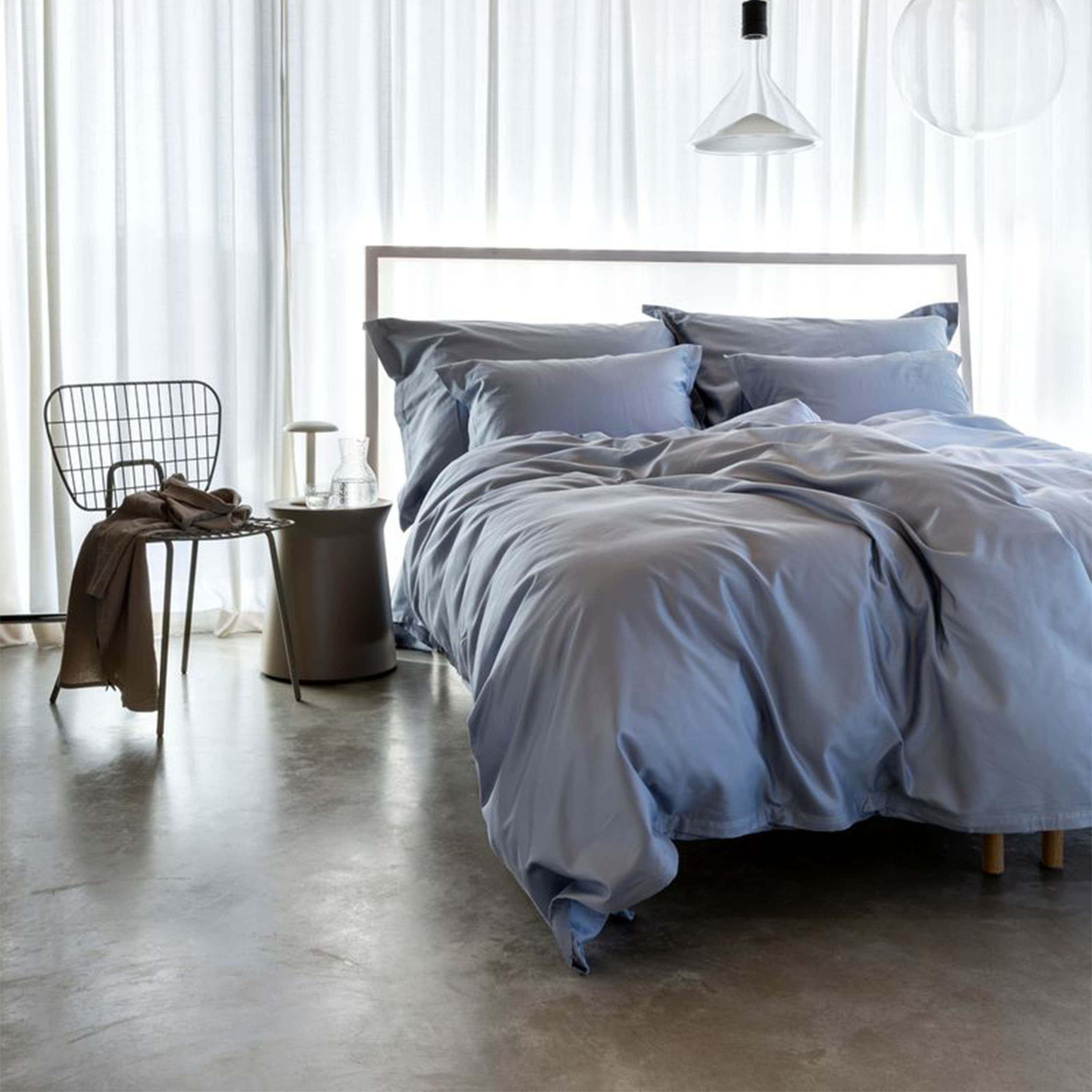 Elegance Pillowcase Sateen Zen Blue 70x100