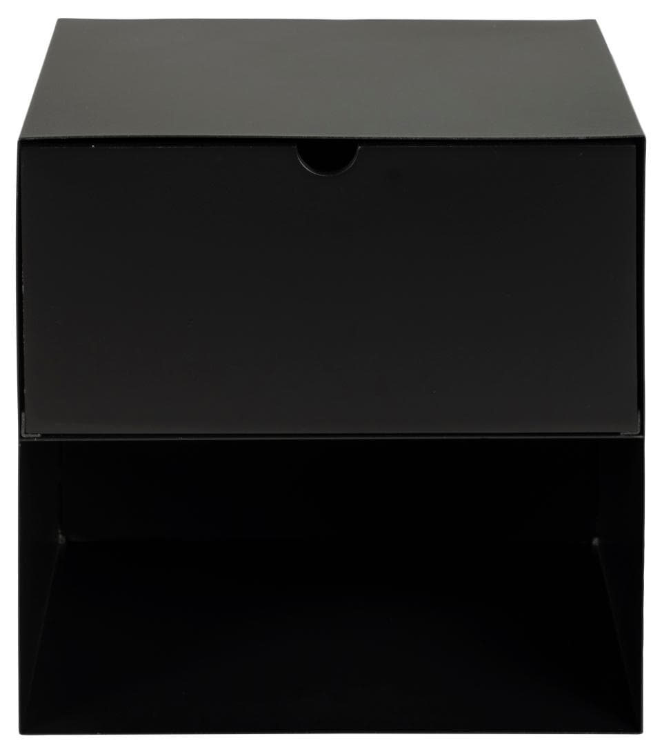 Eden Wall-mounted Bedside Table Black
