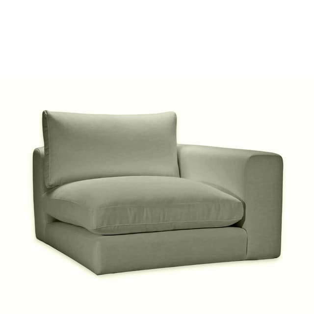 Capri 1-Sitzer-Sofamodul mit rechter Armlehne Green 107cm