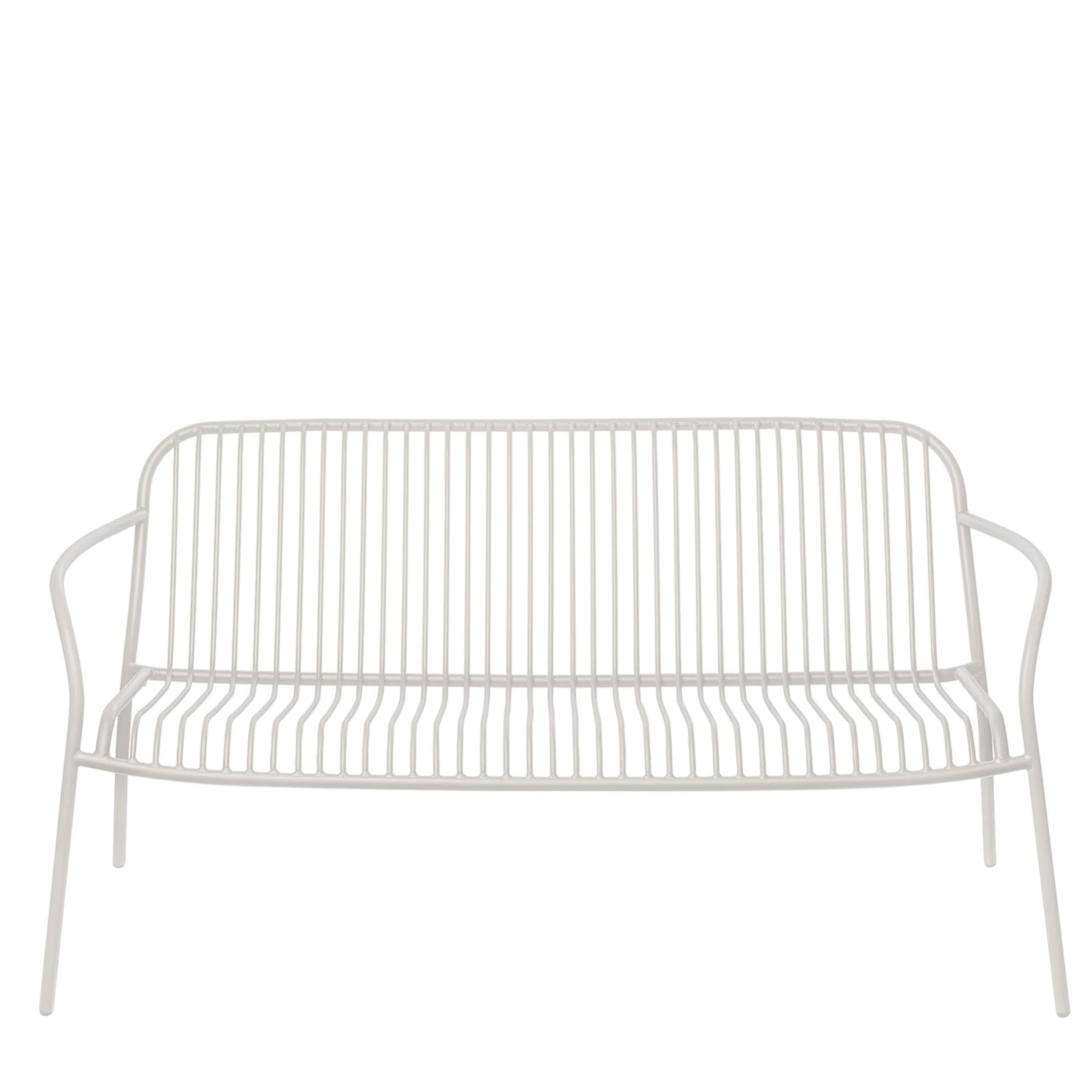 Yua Wire Outdoor Lounge Sofa Silk Gray
