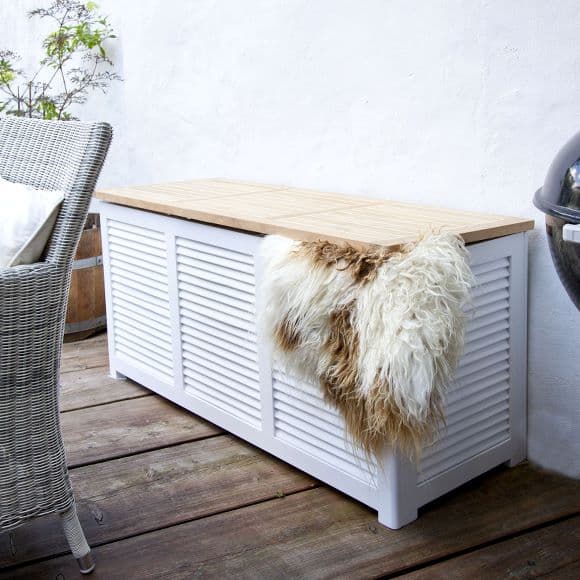 Classic Dynbox Teak/White 130cm