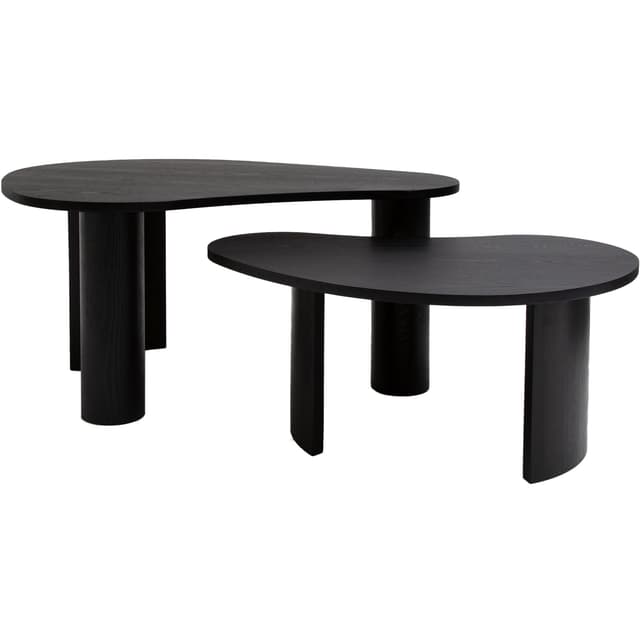 Carolin Nest of tables Black Set of 2