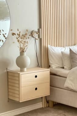 Hubble Wandlampe Beige