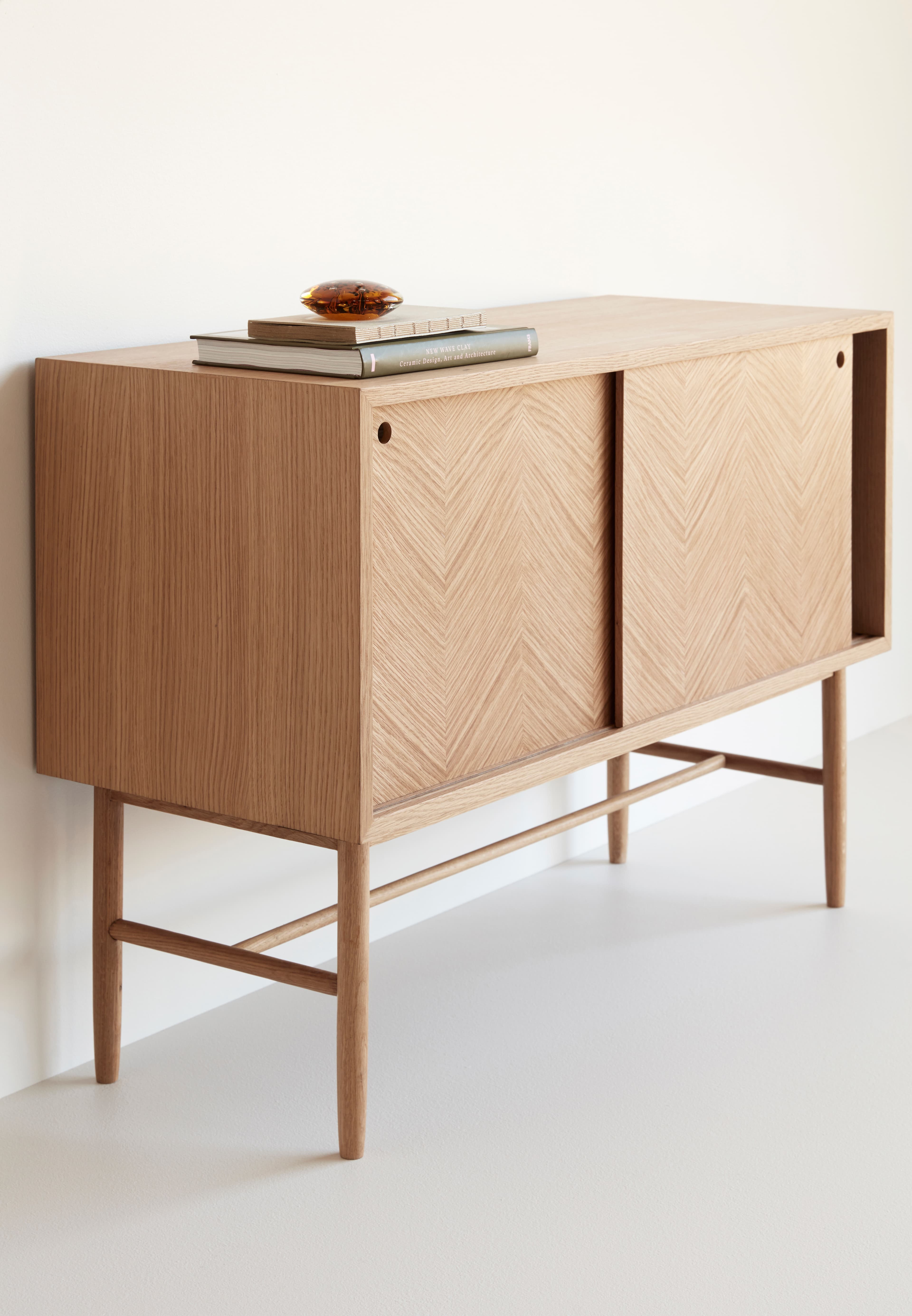 Herringbone Sideboard Herringbone Sideboard FSC 100cm