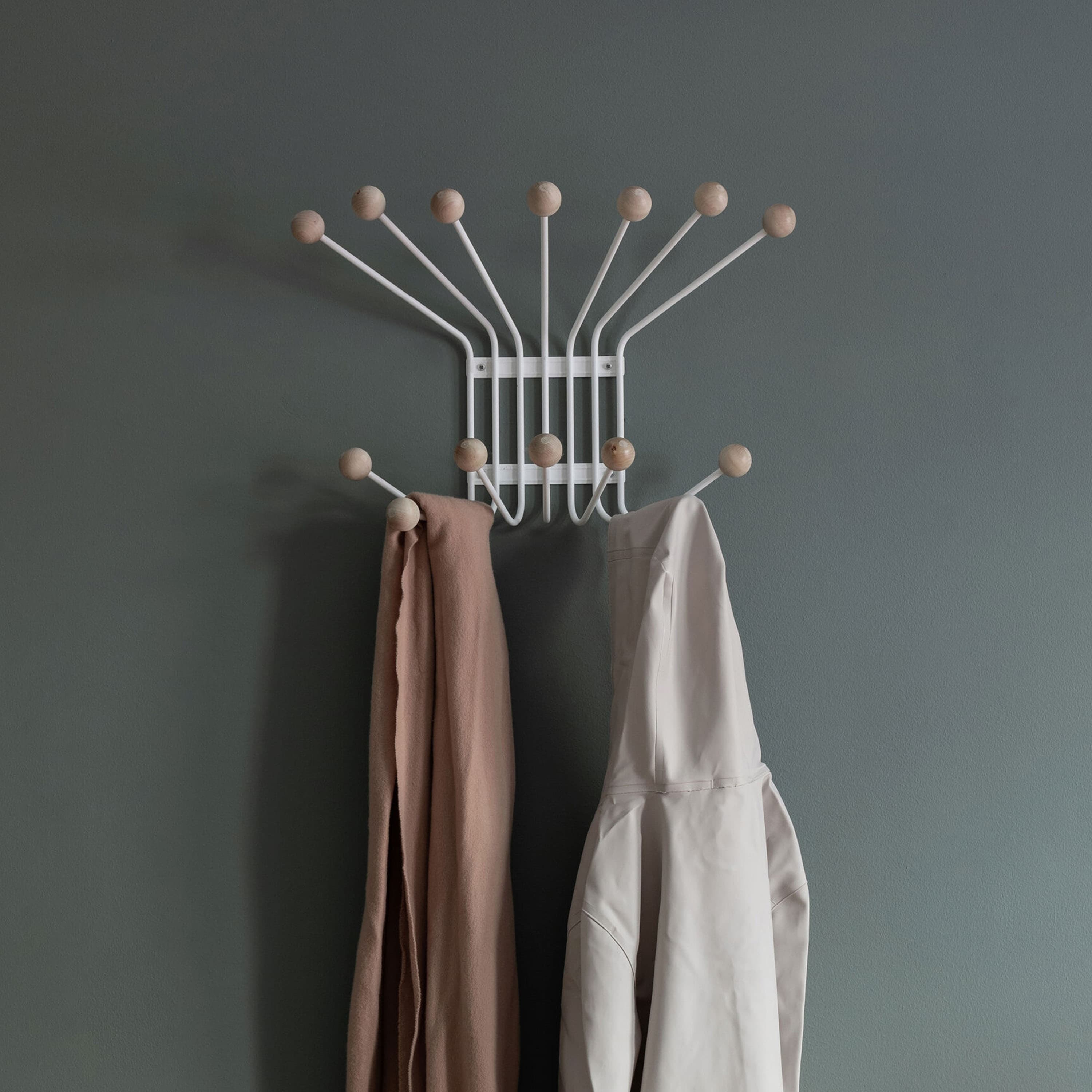 Bill Coat Rack White Large