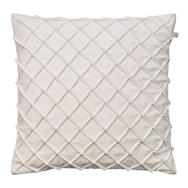 Deva Kissenbezug Samt Ivory 50x50