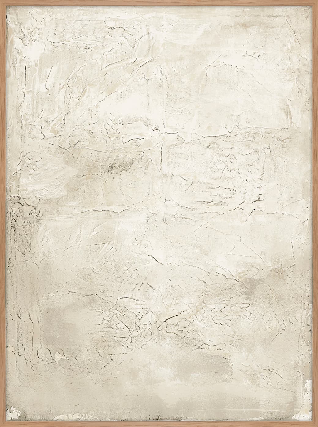Simple Living 3 Bild mit Eichenrahmen 90x120cm