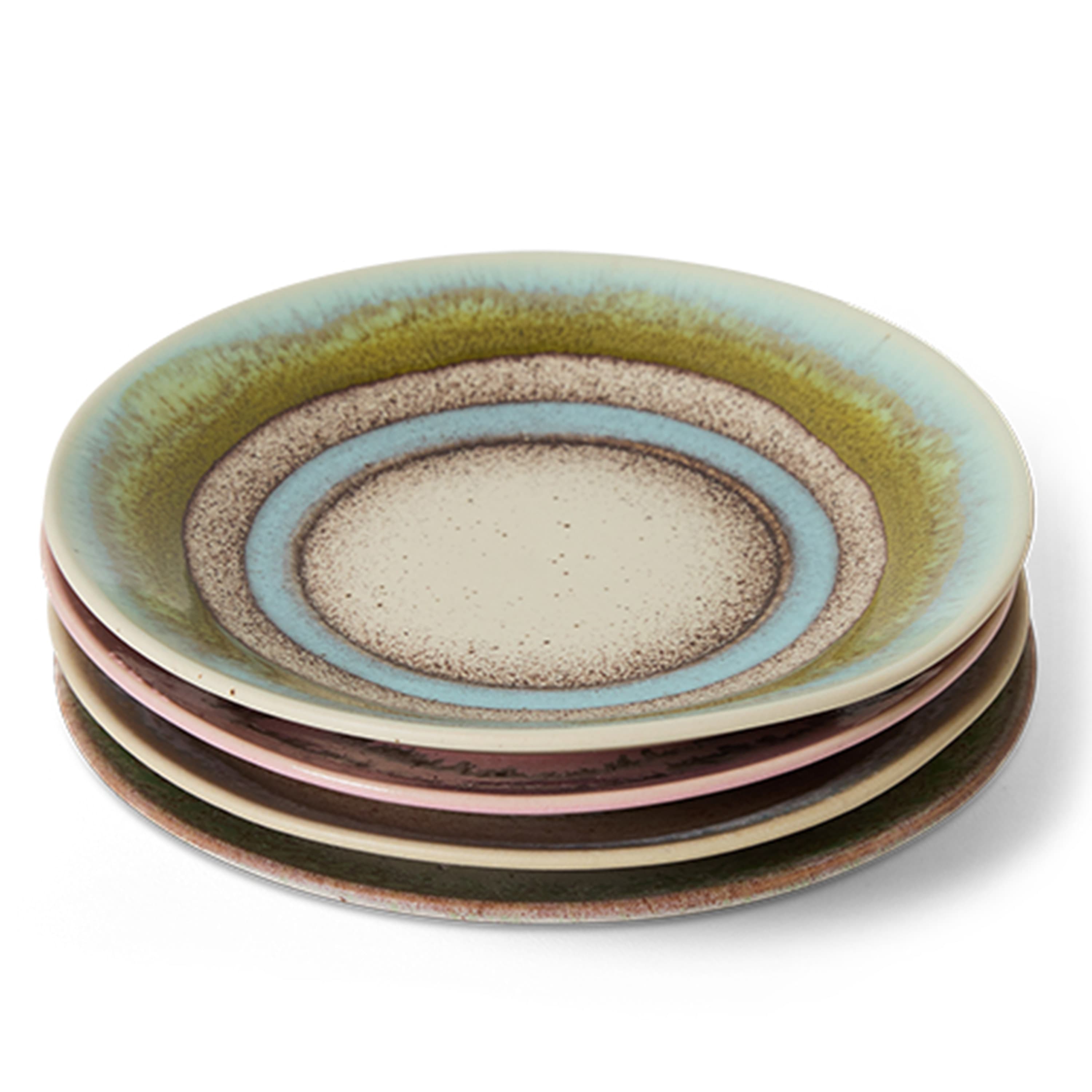 70s Ceramics Assietter Doodle 4-pack