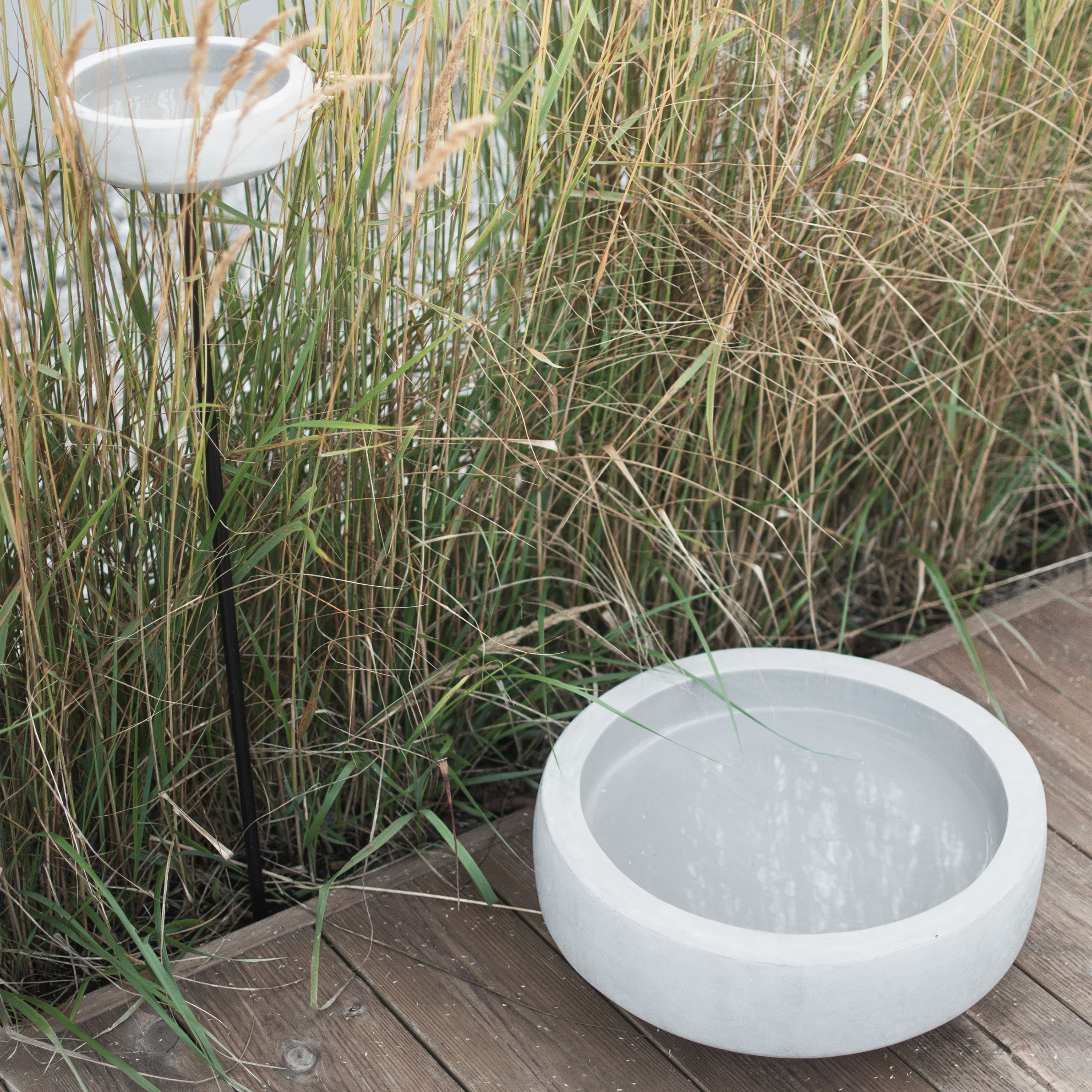 Garden Bowl  Schale Beton/Eisen Ø40