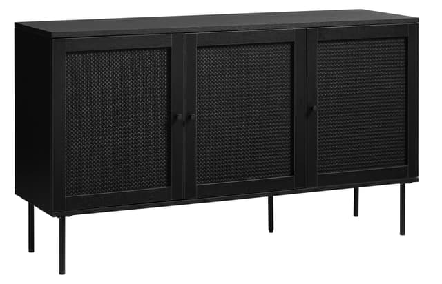 Elin Sideboard Schwarz 140cm