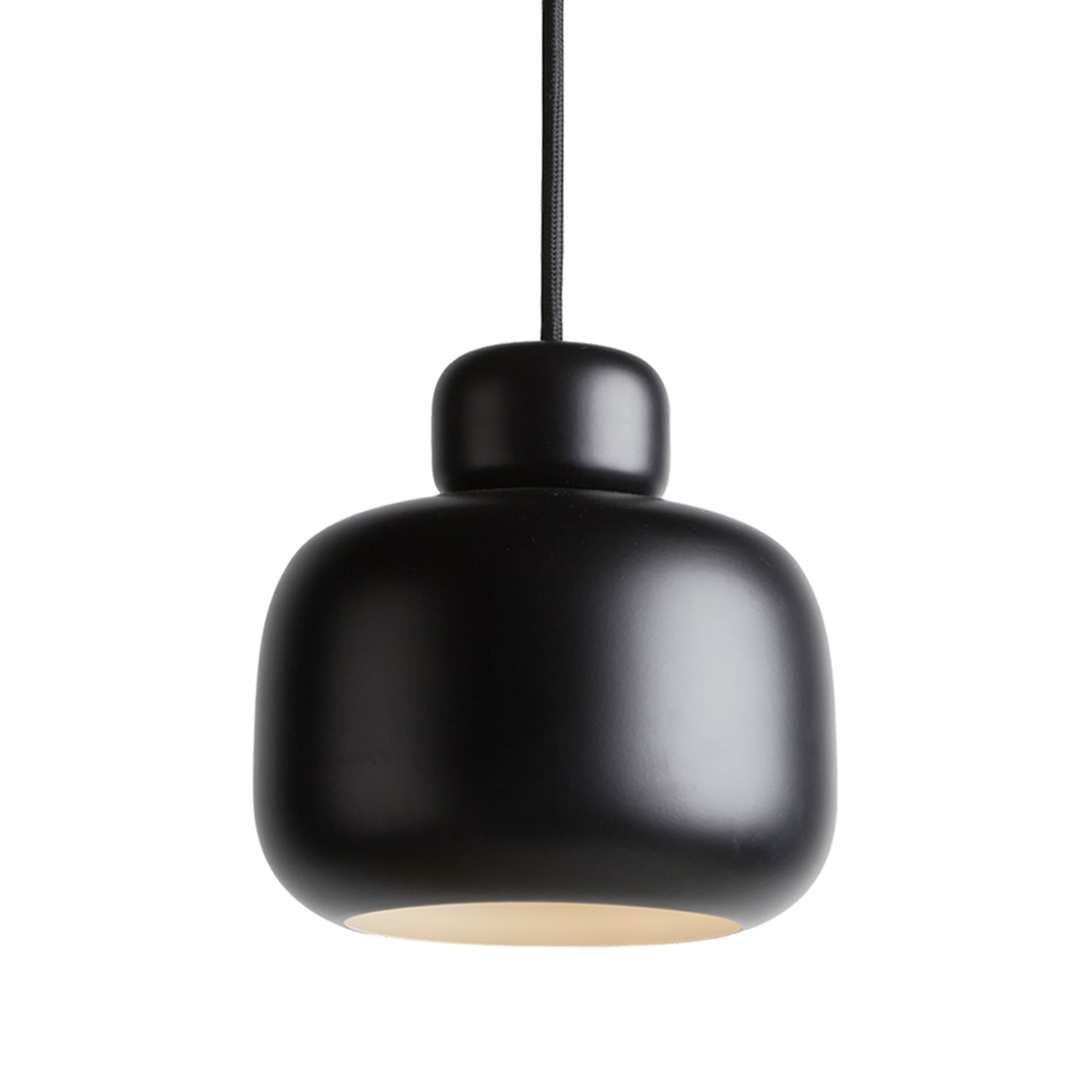 Stone Pendelleuchte Schwarz Large