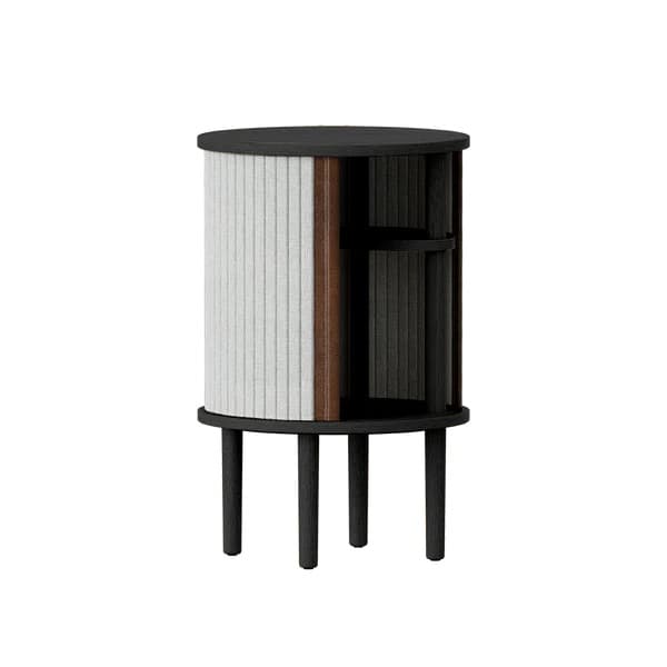Audacious Beistelltisch Schwarz Eiche/Sterling 40x60