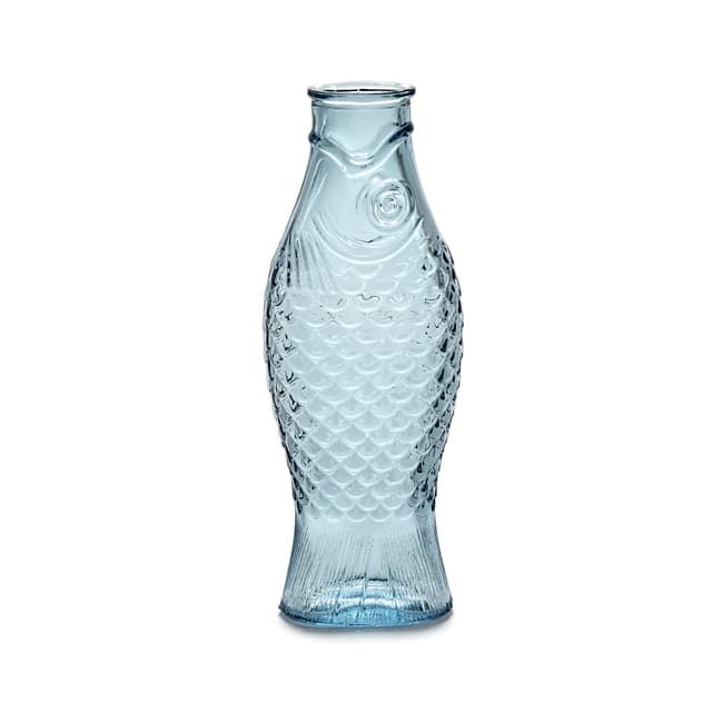 Fish & Fish Fish Carafe Blue