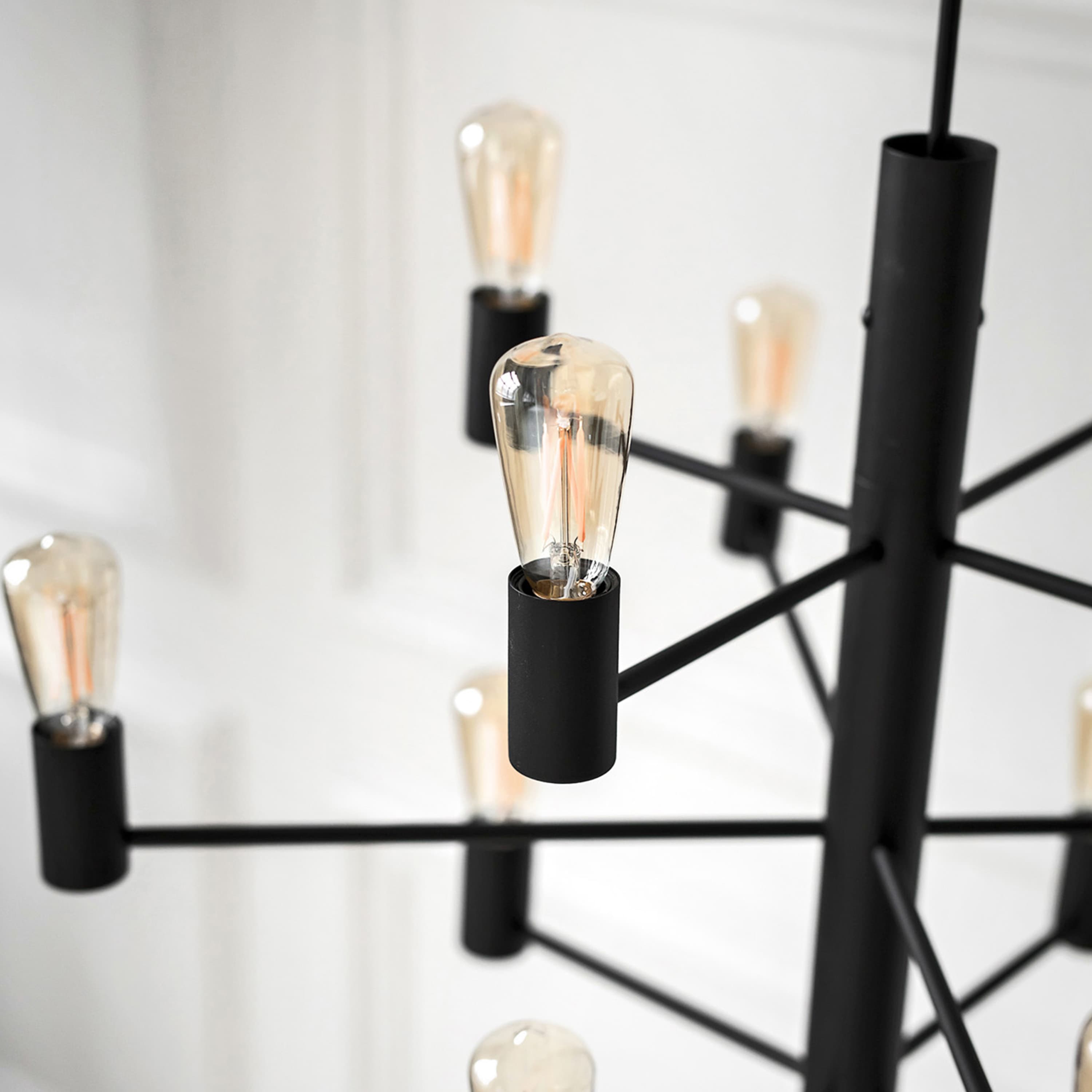 Manola 12 LED-Deckenleuchte Schwarz