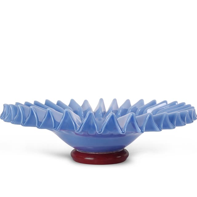 Lori Bowl Light Blue/Burgundy Ø38