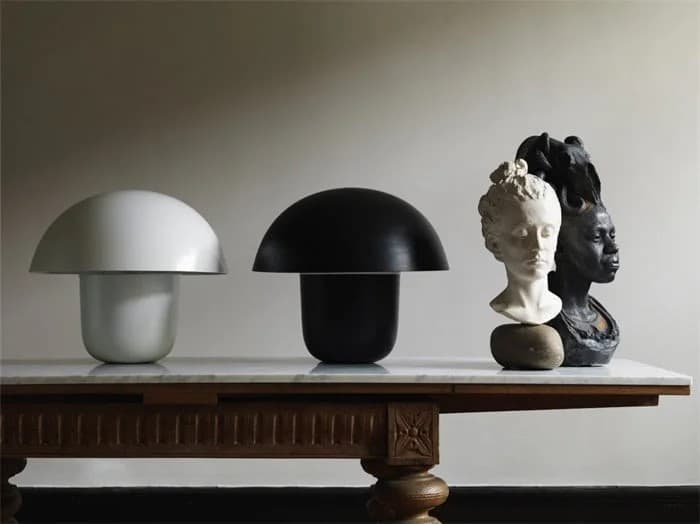 Carl-Johan Tischlampe Weiß 44cm