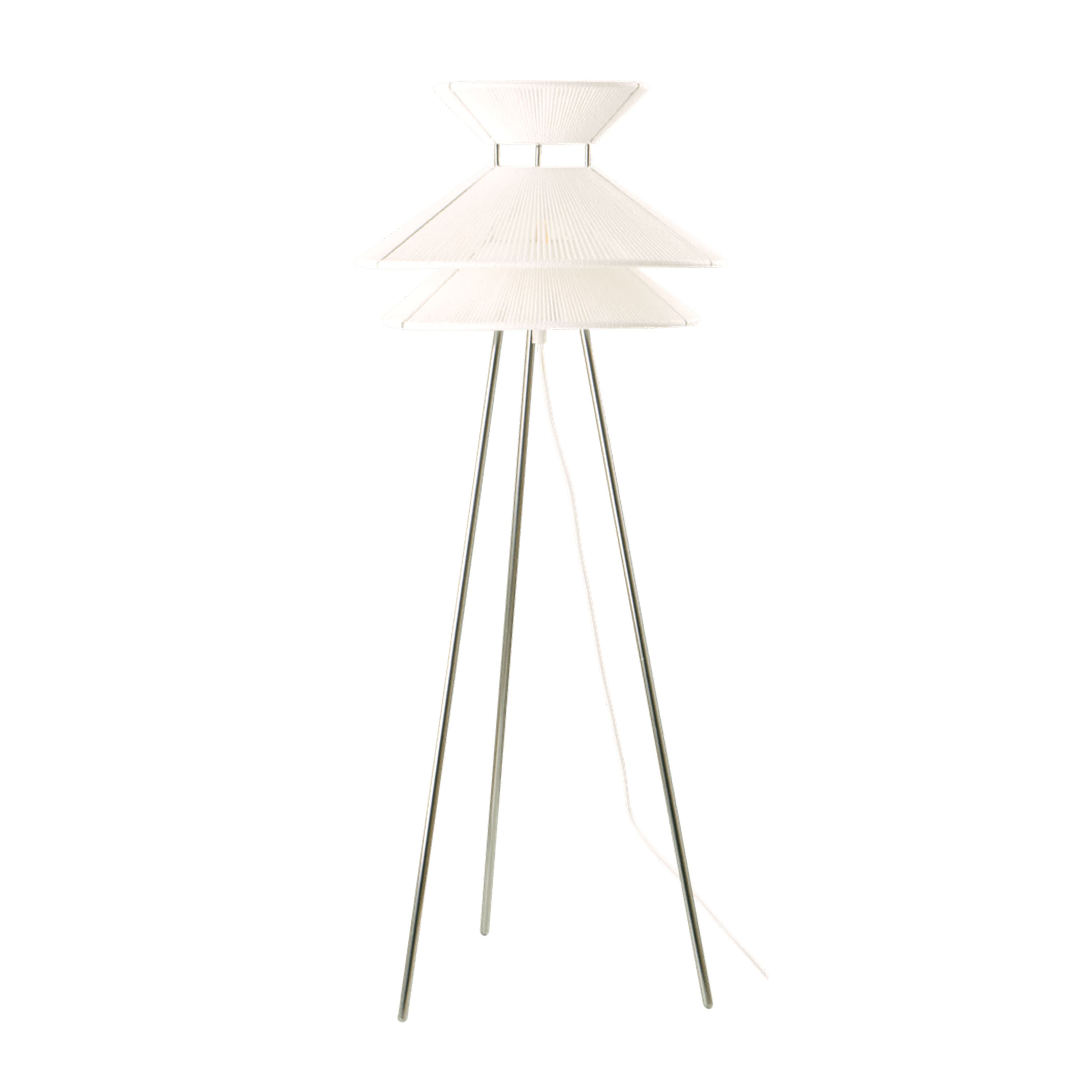 Kiku Stehlampe Weiß 90cm