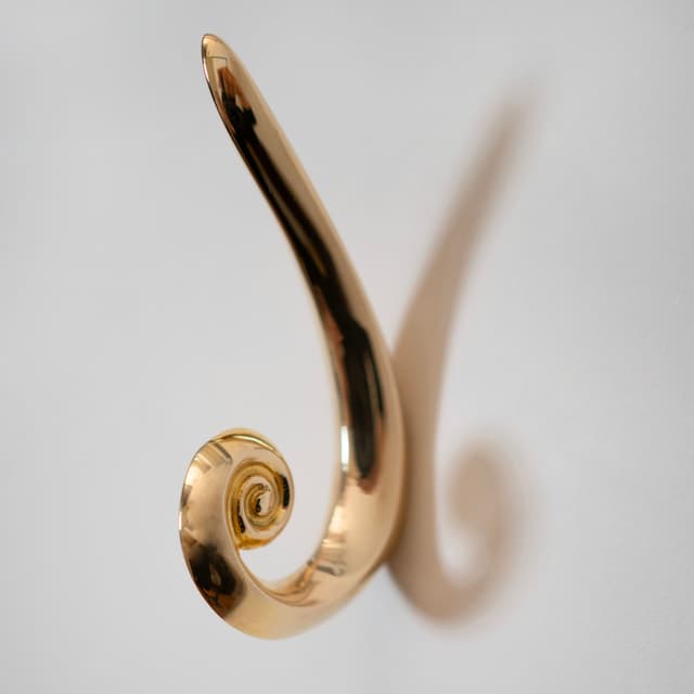 Noelle Wall Hook Brass