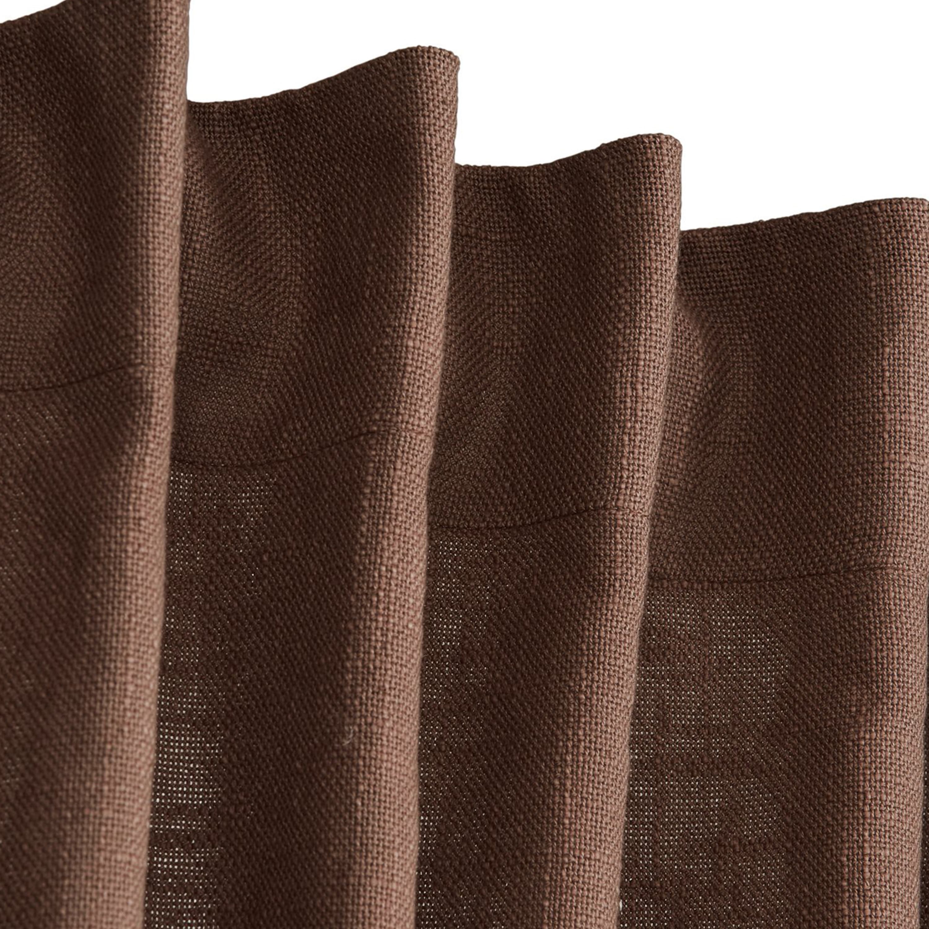 Harper Vorhanglänge Nougat 140x280 2er-Pack