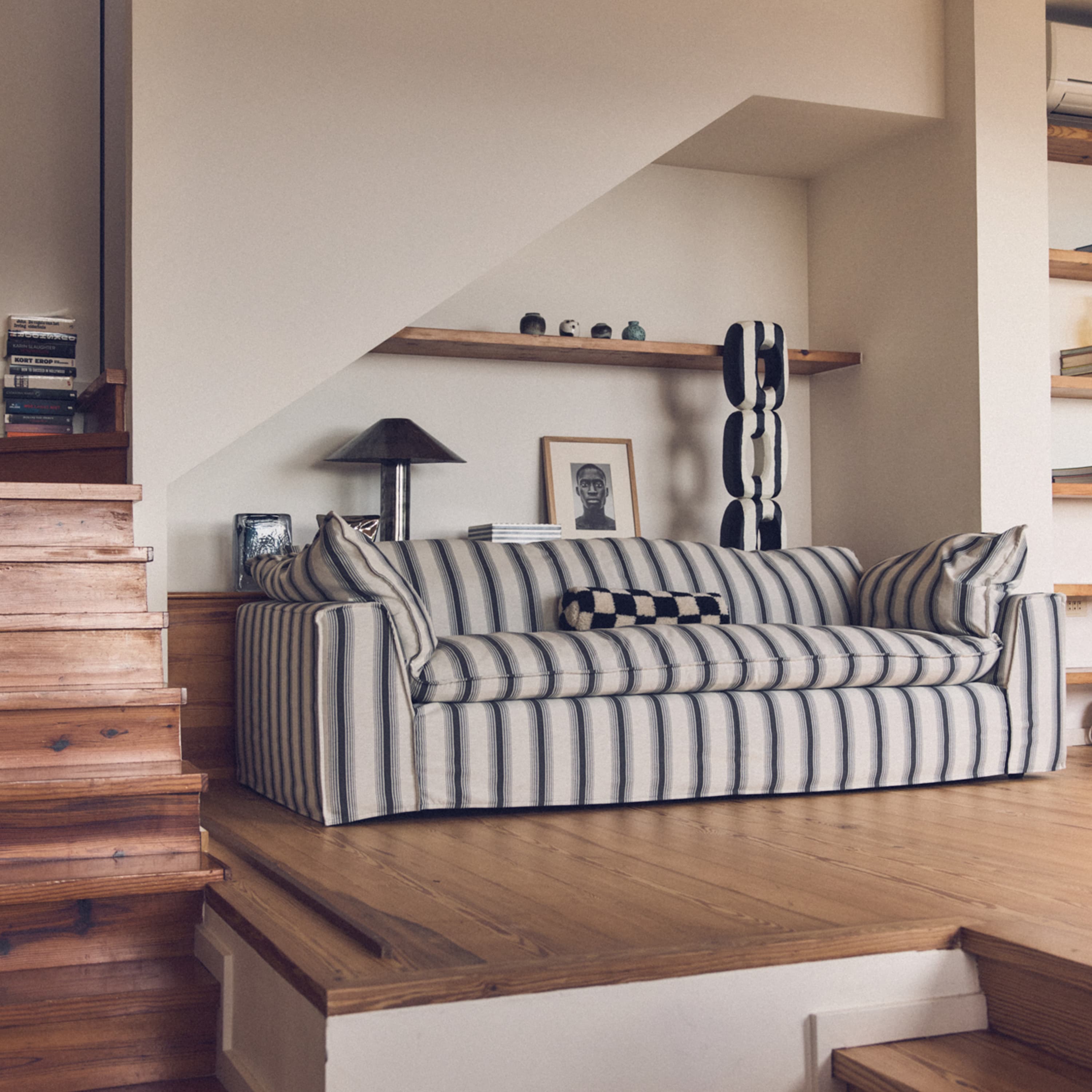 Nomad Sofa Rocco/Chalkstripe 244cm