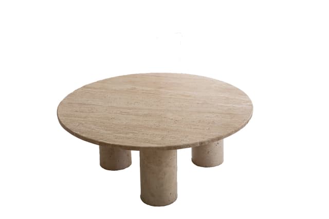 Valeri Coffee Table Travertine 85cm