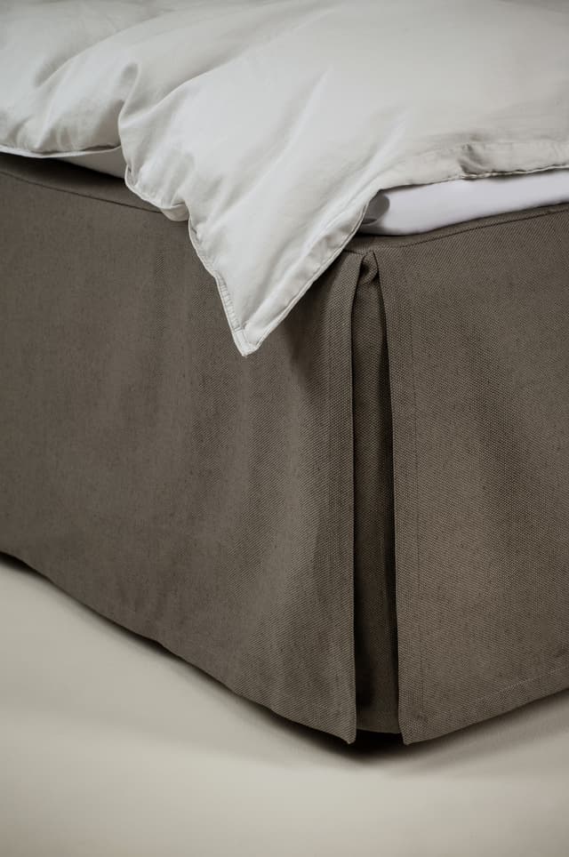 Weeknight Bed Skirt Charcoal 160x220x52