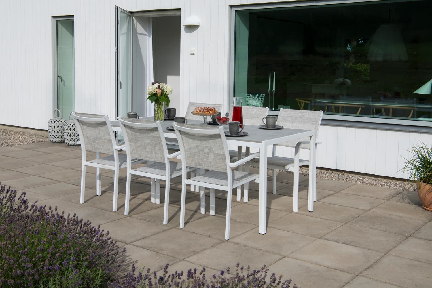 Hånger Stacking Chair White/Greige