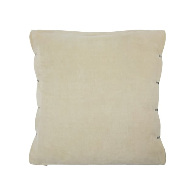 Velour Kissenbezug Sand 50x50