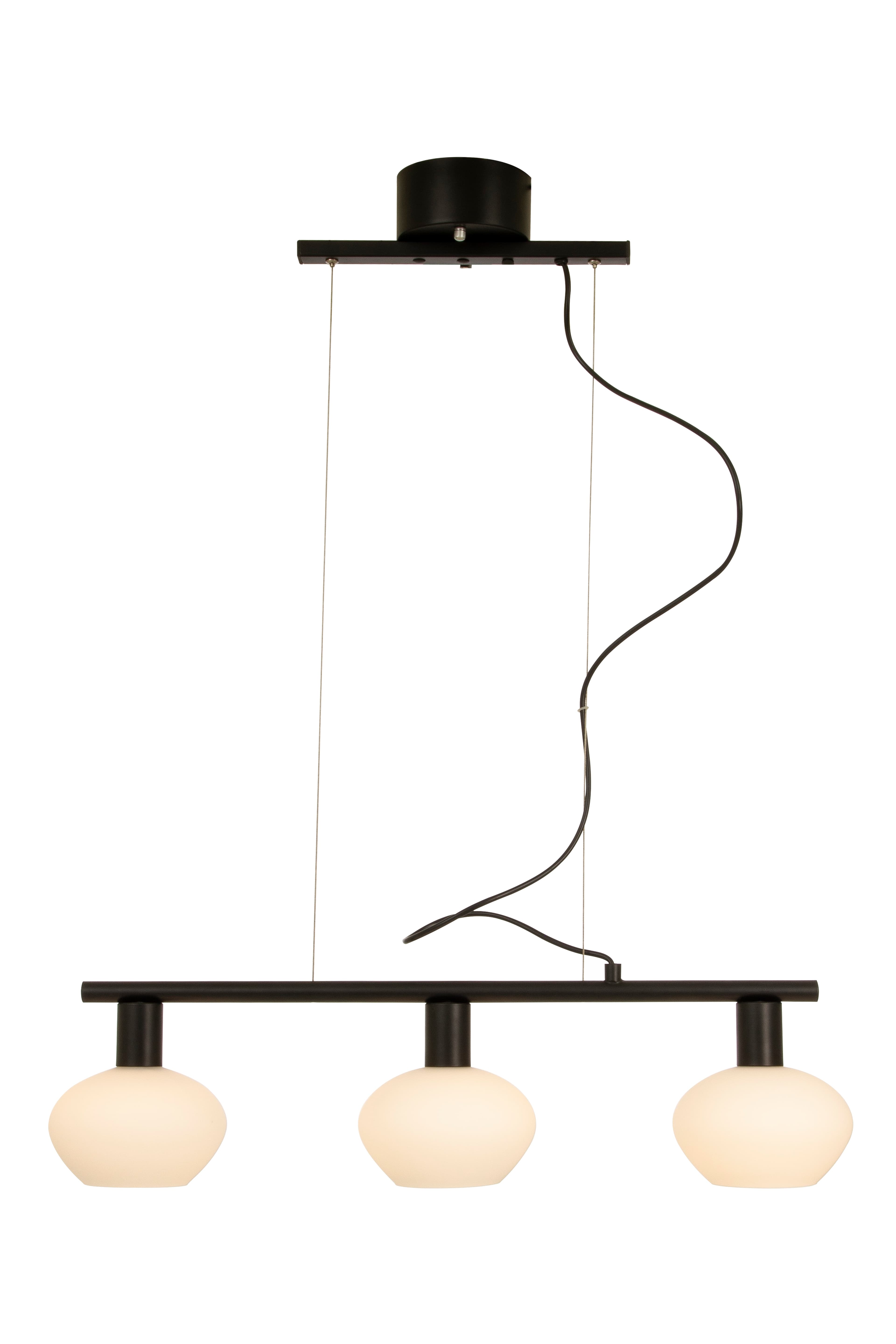 Romeo Taklampa 3 Svart/Vit