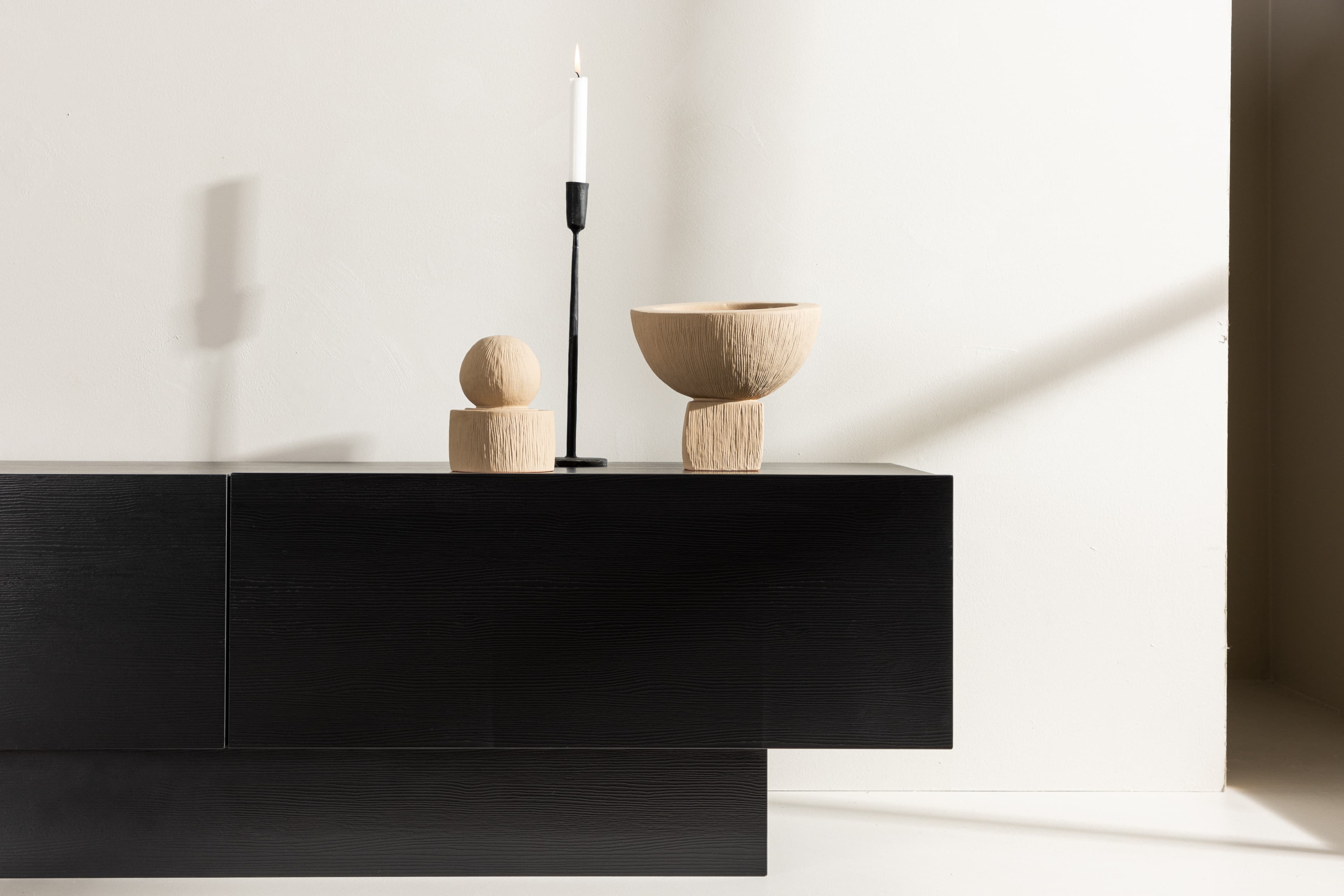 Cuenca TV-Bänk Black/Black 160cm