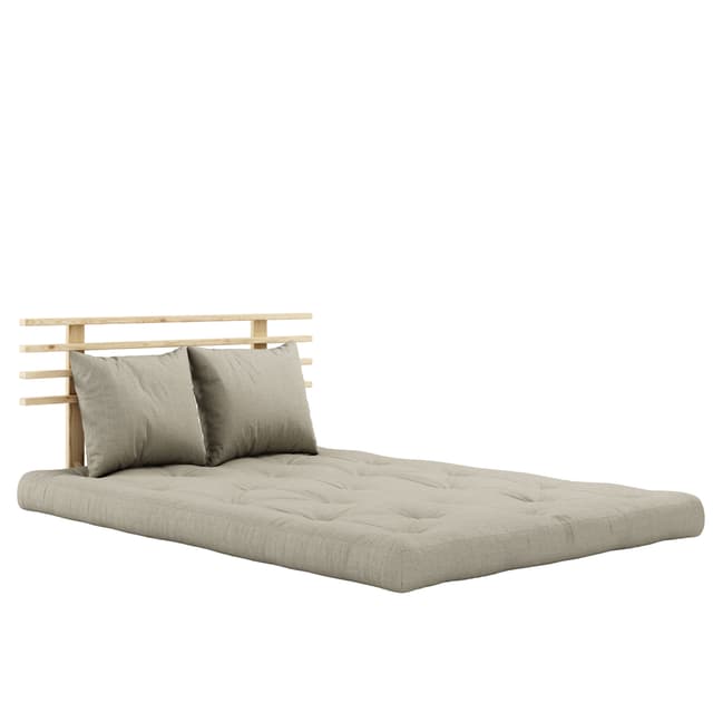 Shin Sano Schlafsofa Natur/Linen 140 cm