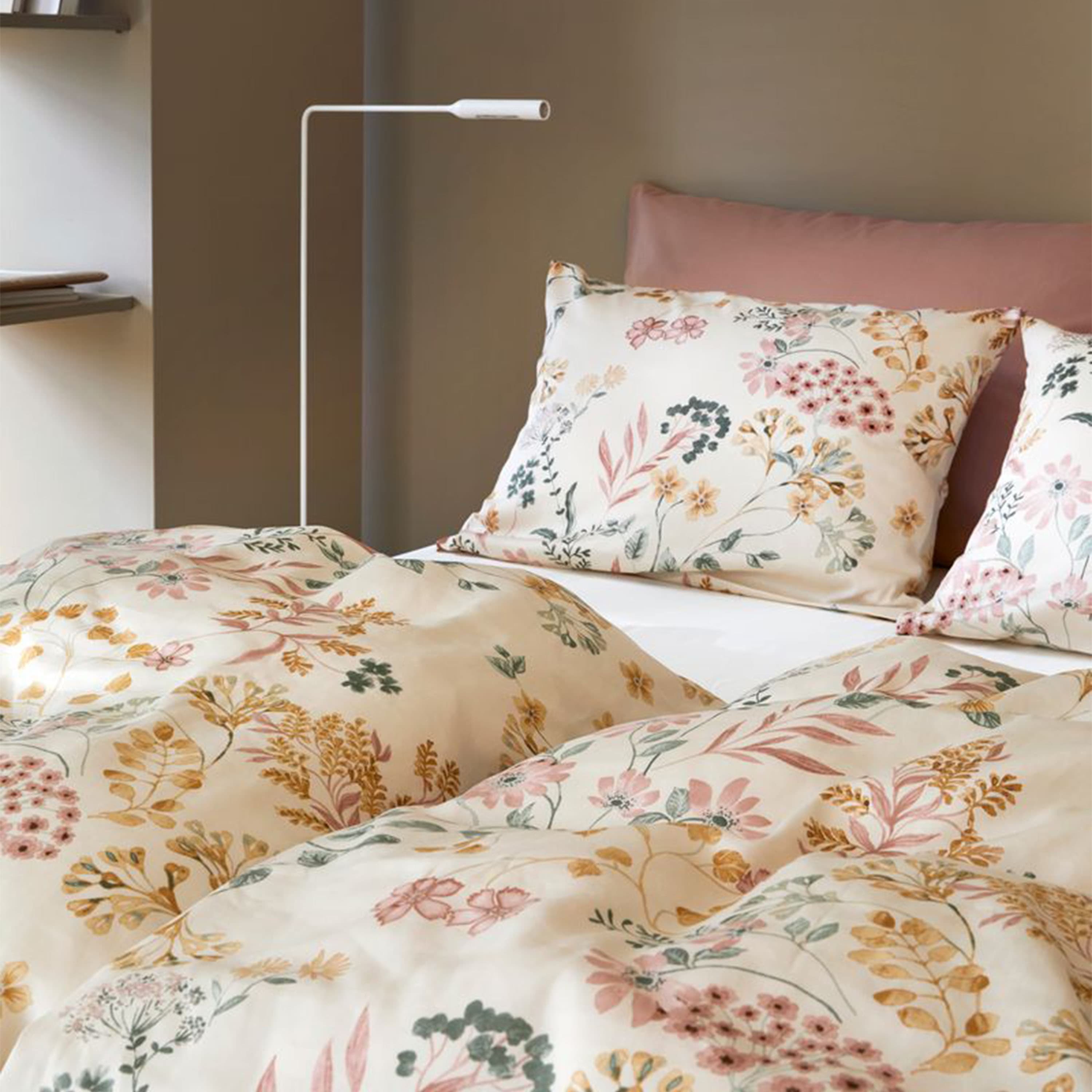 Wera Duvet Cover Set Sateen Warm Pink 150x210/50x60