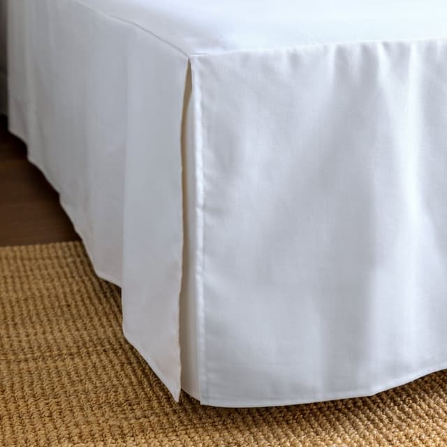 Napoli Bed Skirt White 90x220x42