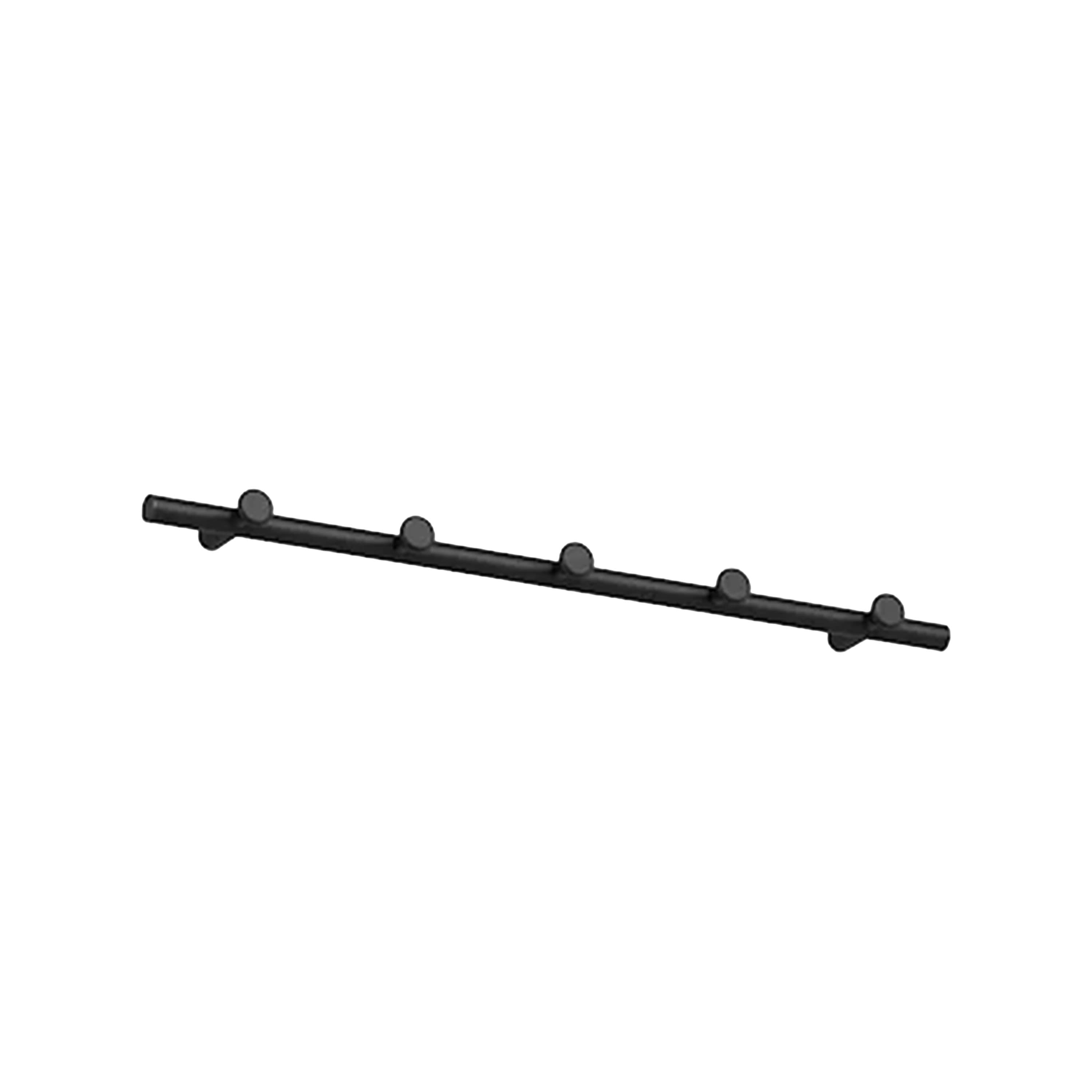 Classic Hakenleiste Schwarz 50cm