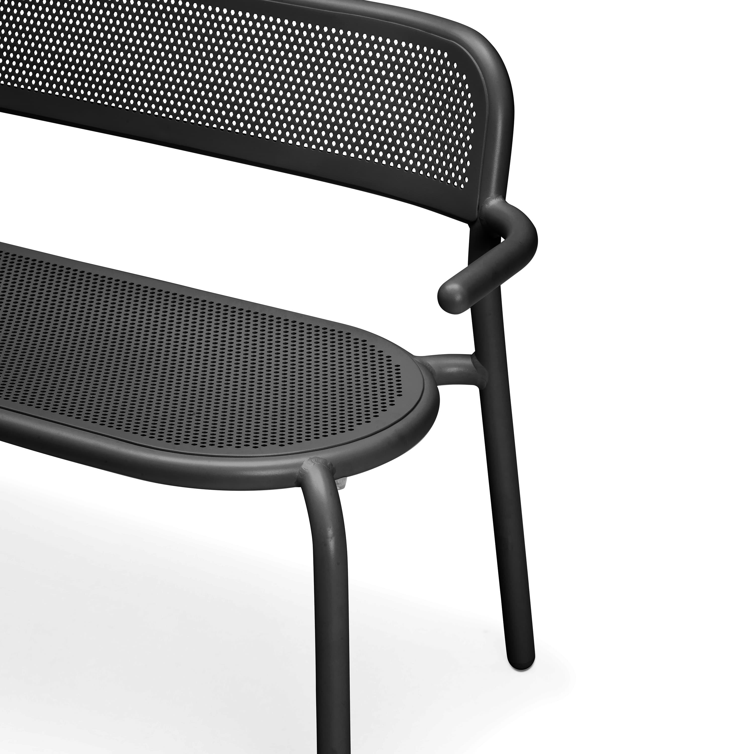 Toni Bankski Bank Anthracite 124cm