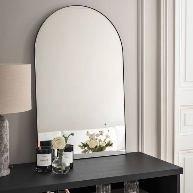 Arco Mirror Black 50x80