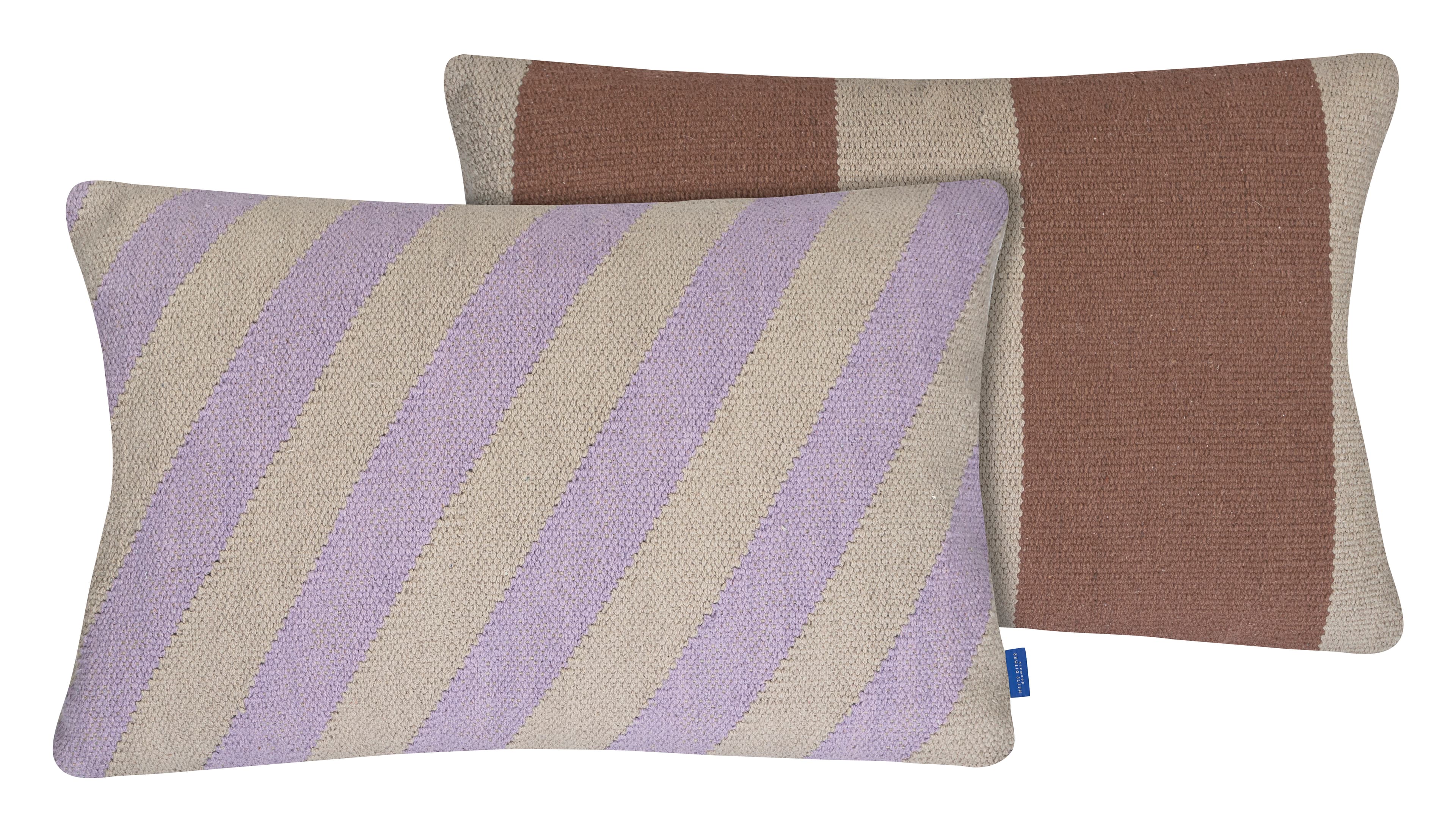 Across Kelim Kissenbezug Light Lilac 40x60