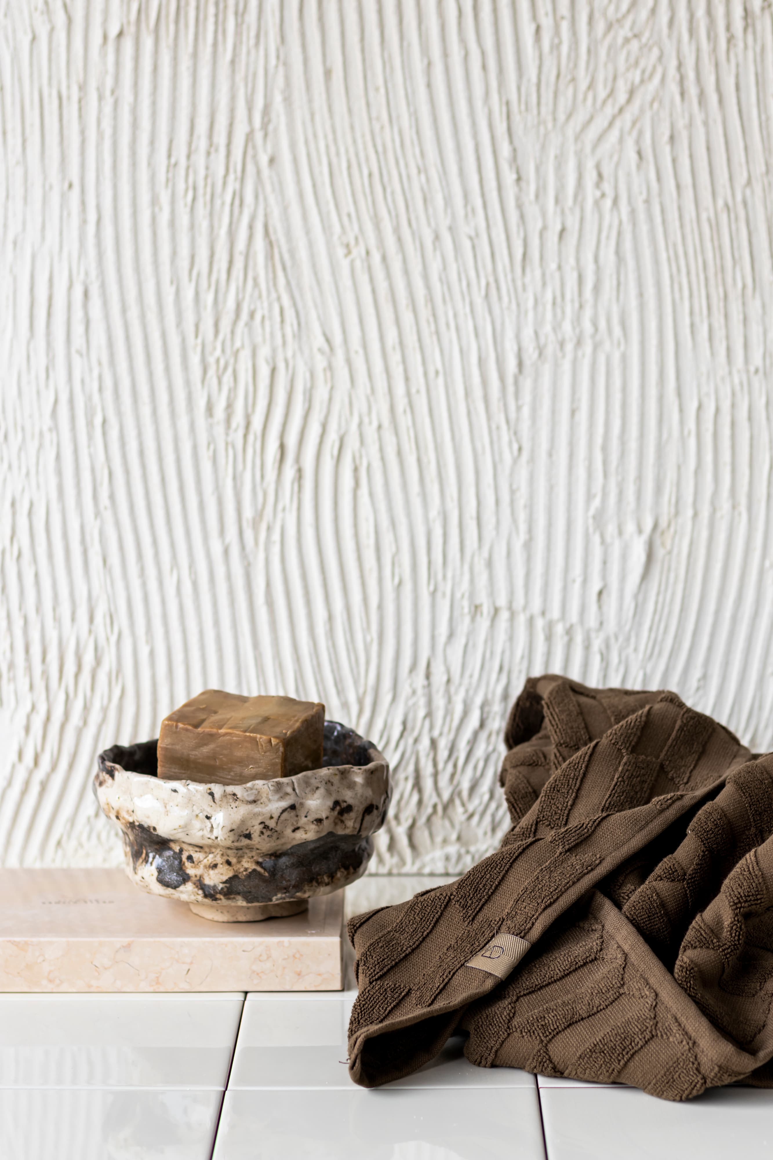 Geo Towel Chocolate 35x55 cm Set of 2