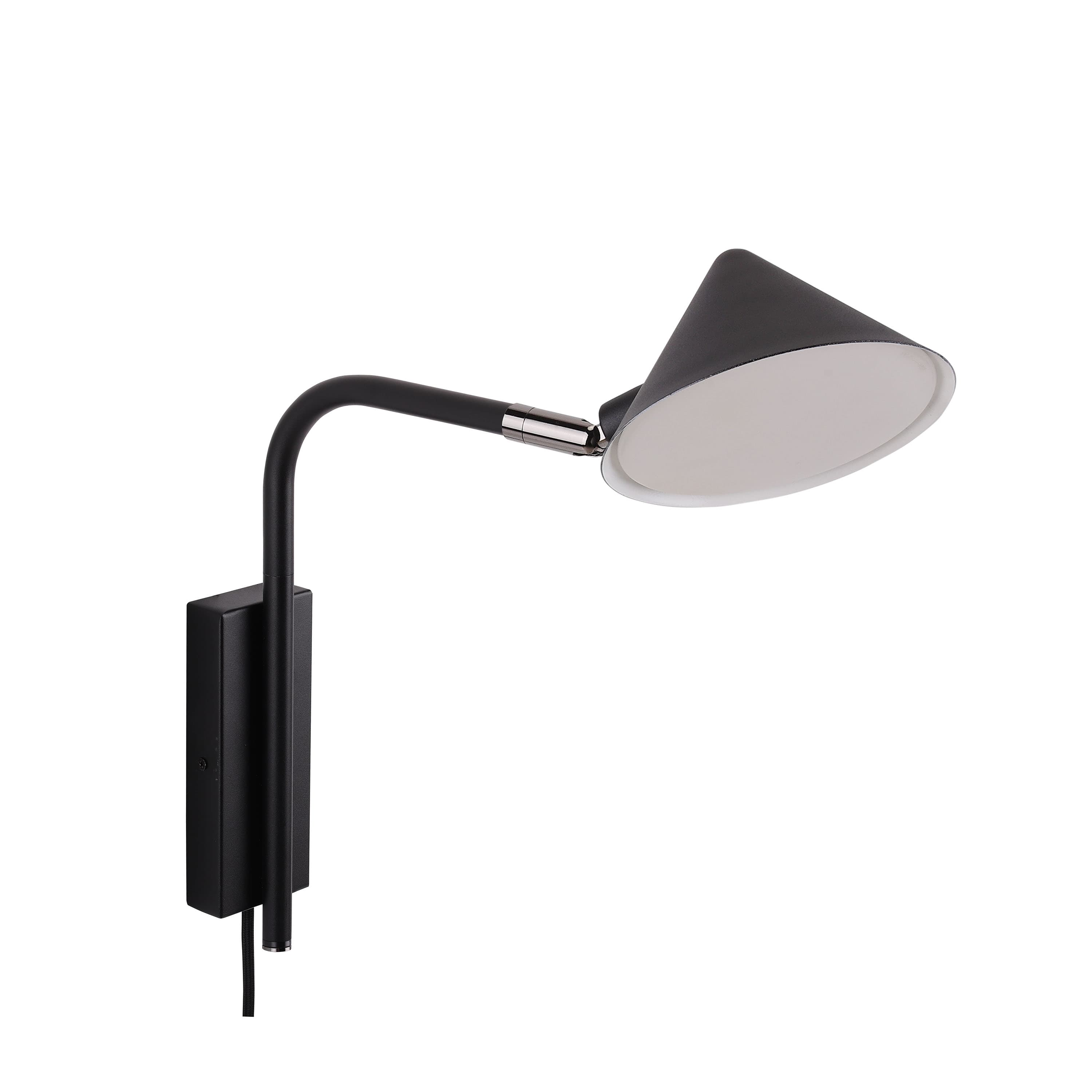 Kuro Wandleuchte Schwarz 32cm