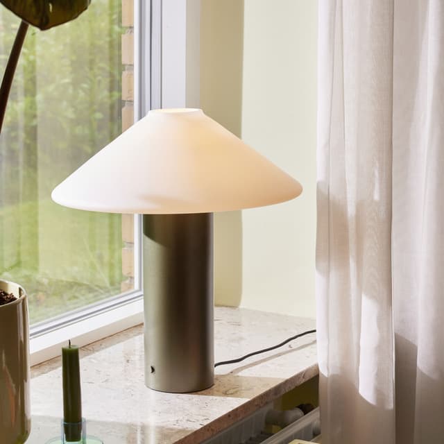 Orbit Table Lamp Dark Green 40cm
