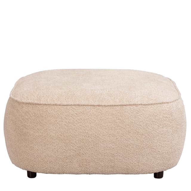 Norris Fußhocker Hellbeige 89cm