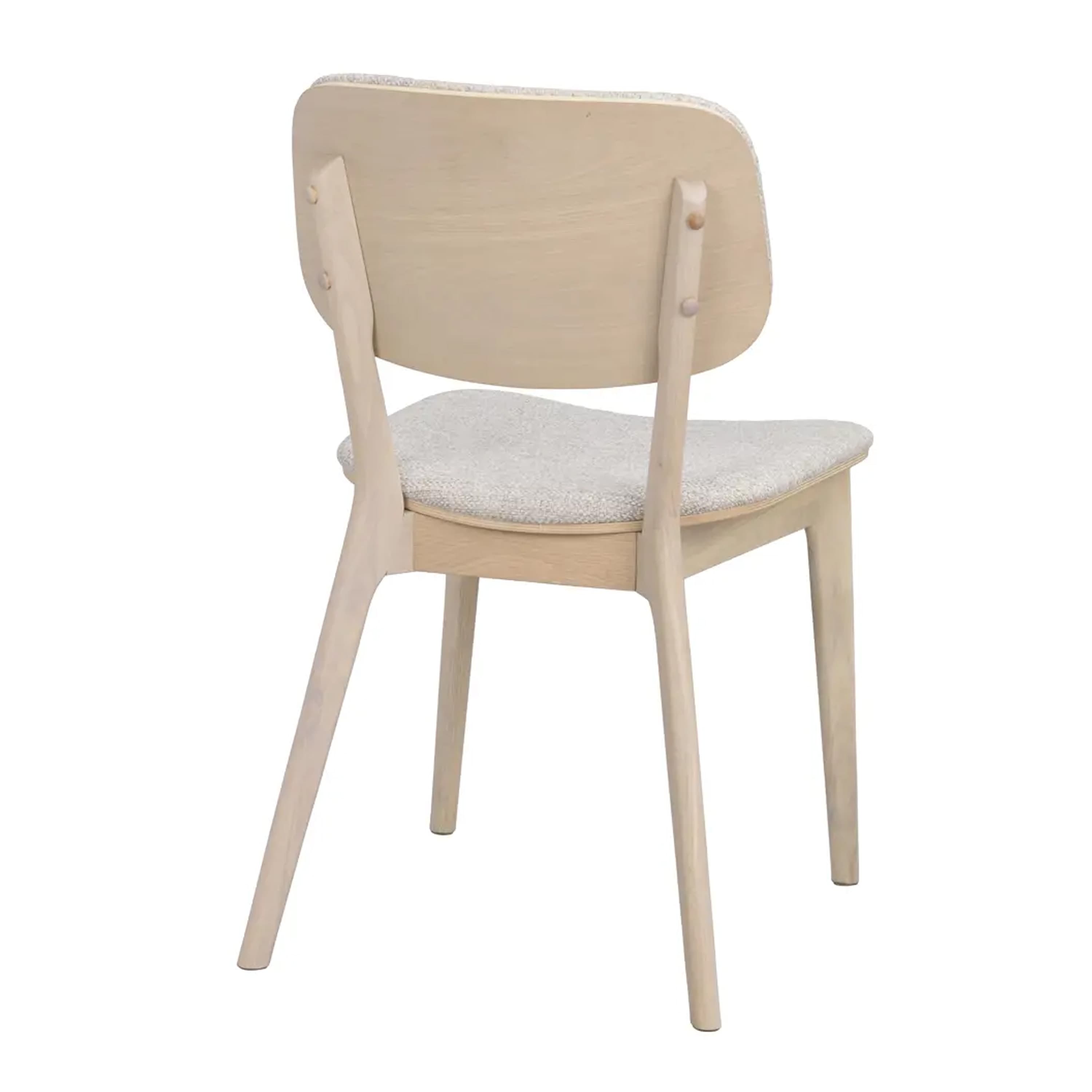 Barrett Matstol Vitpigmenterad Ek/Ljusbeige