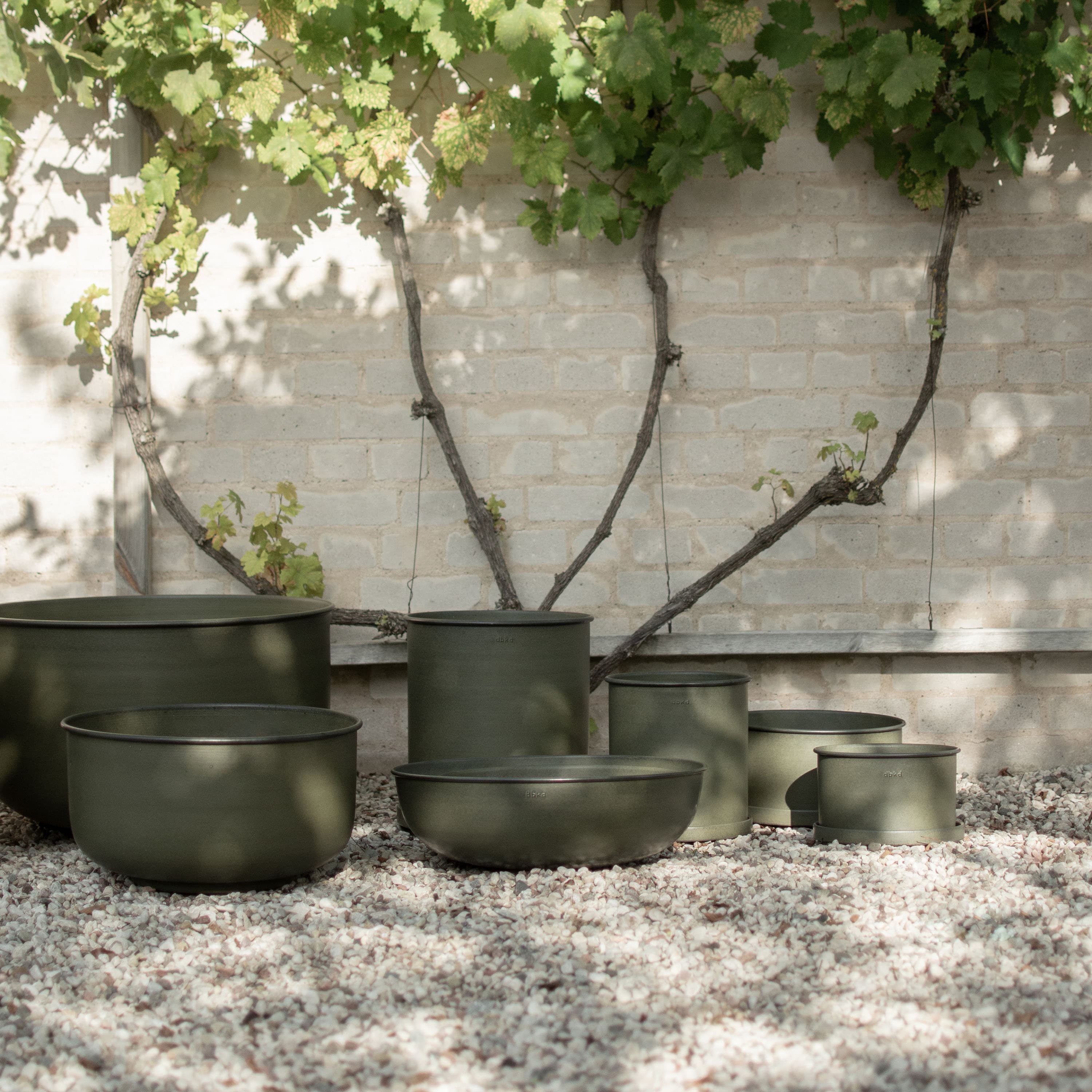 Plant Pot Utekruka Green Large 2-pack