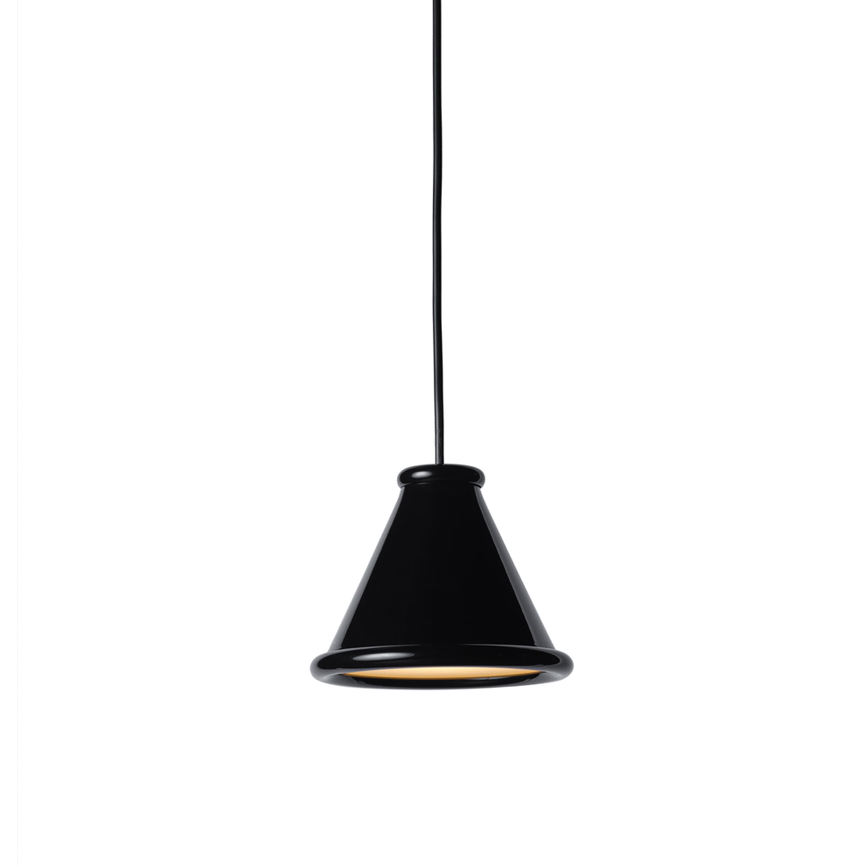 Belle Deckenleuchte Glossy Black Ø15