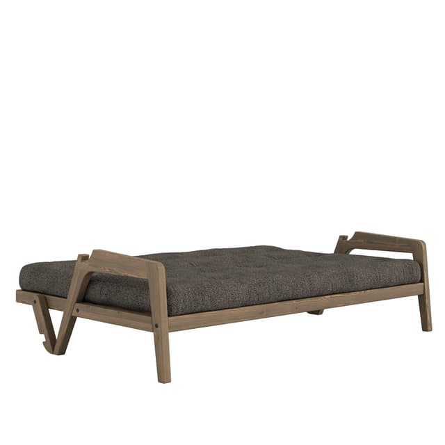 Grab Sofa Bed Carob Brown Lacquered/Mellow Brown 204cm