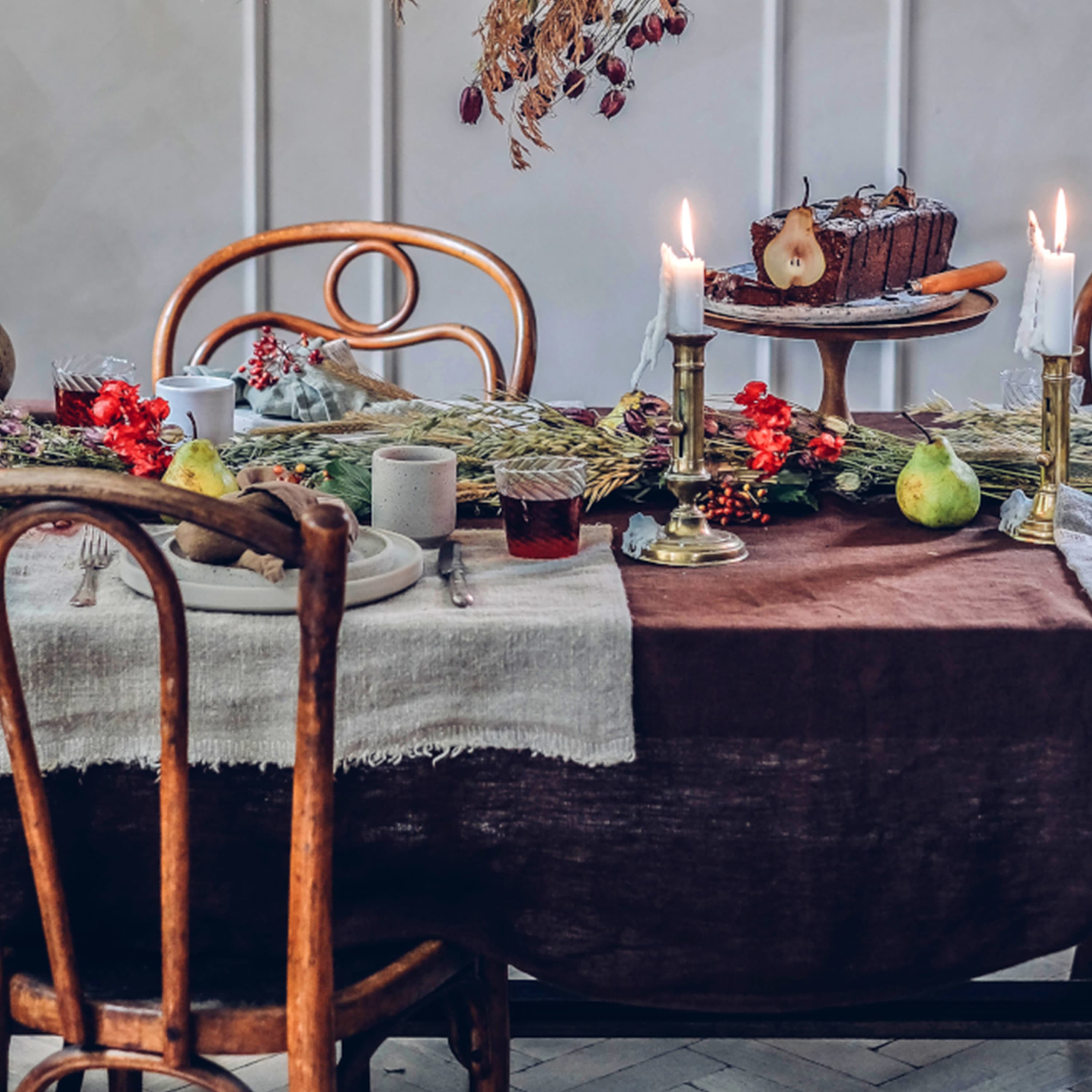 Lovely Tablecloth Lemon Sorbet 145x380