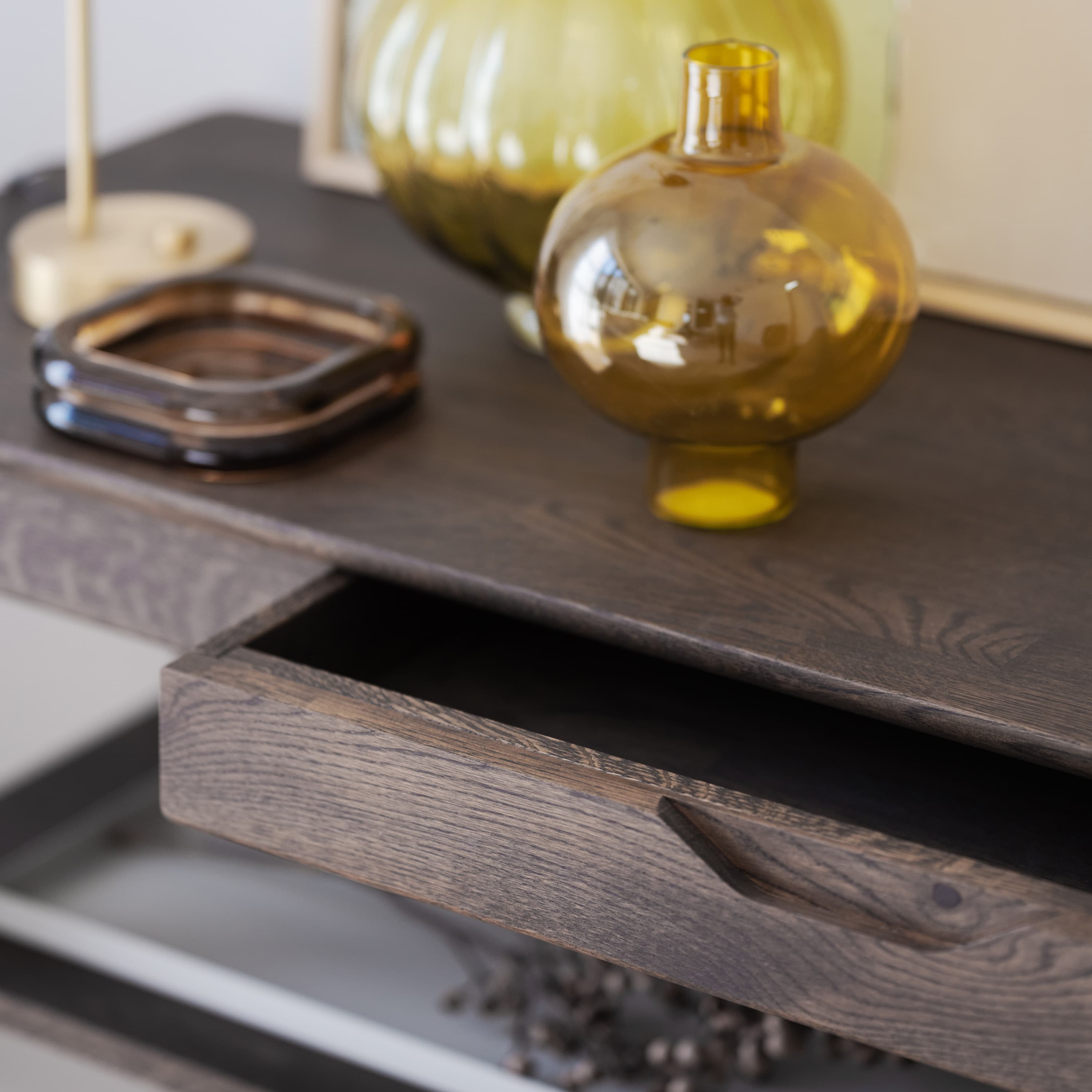 Markham Console Table Brown 140cm