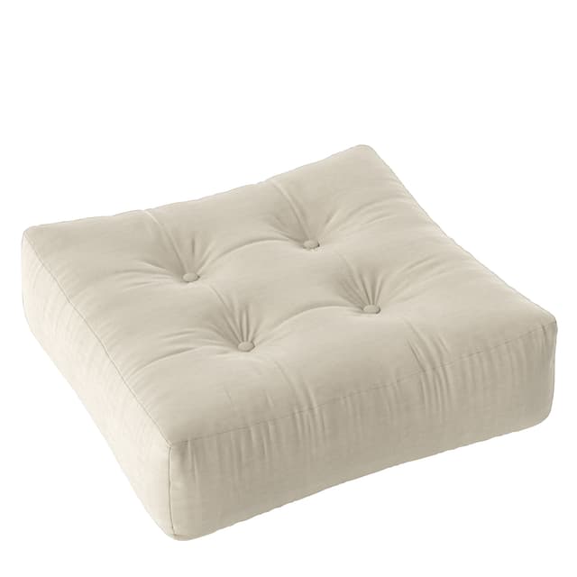 More Pouf Beige 70x70cm