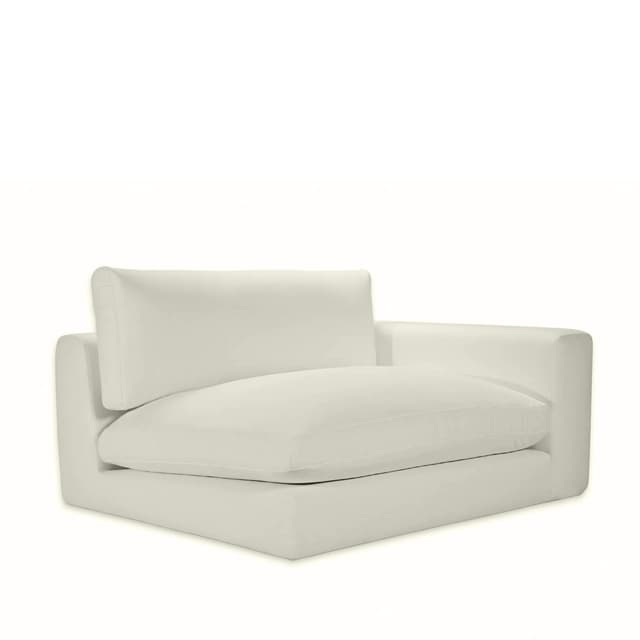 Capri 1,5-Sitzer-Sofamodul mit rechter Armlehne Beige 142cm
