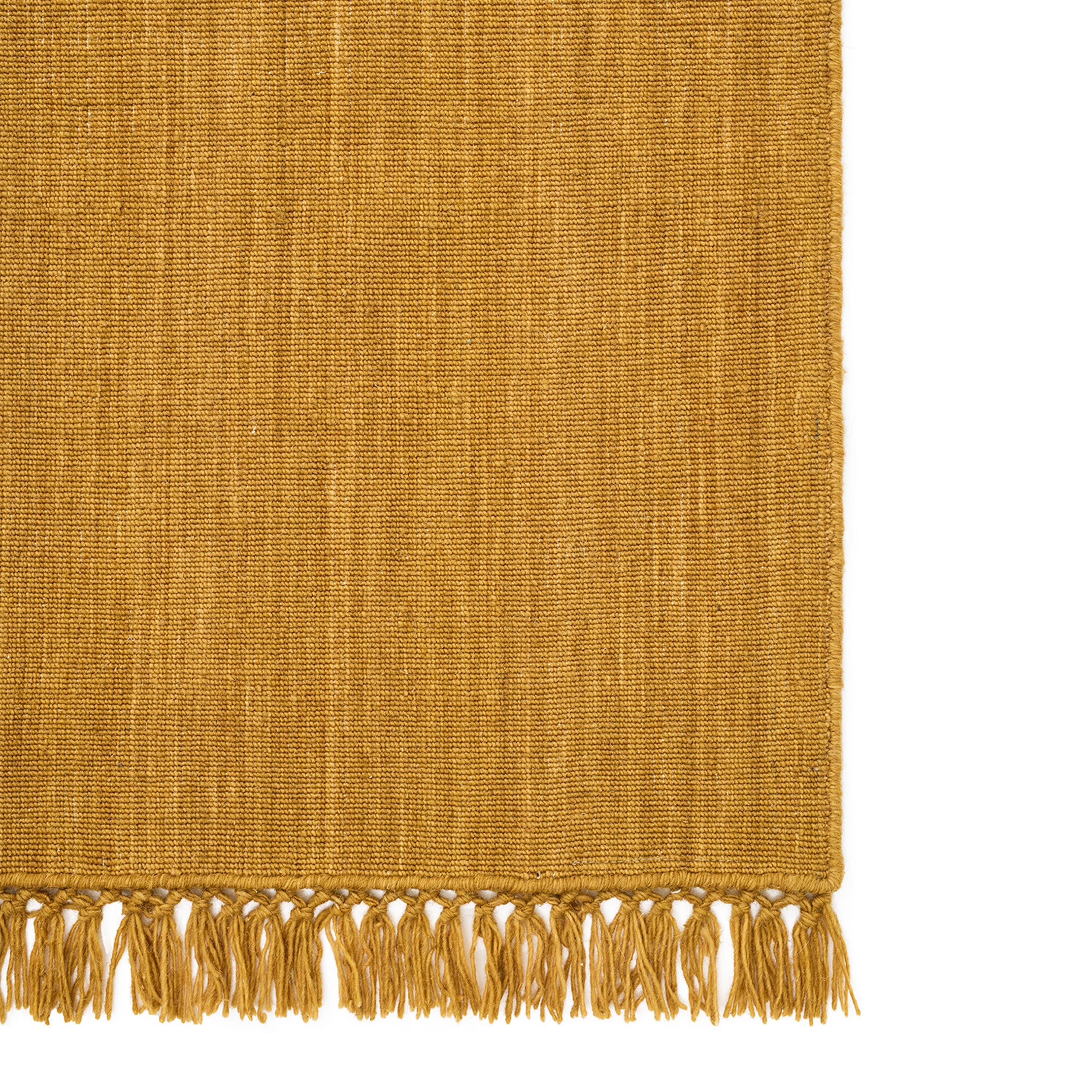 Nanda Wollteppich Masala Yellow 170x240
